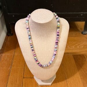 Mignonne Gavigan Multicolor Heishi Beaded Necklace